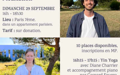 Ateliers de méditation et de yoga à Paris