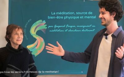 Atelier de méditation avec Vive les séniors